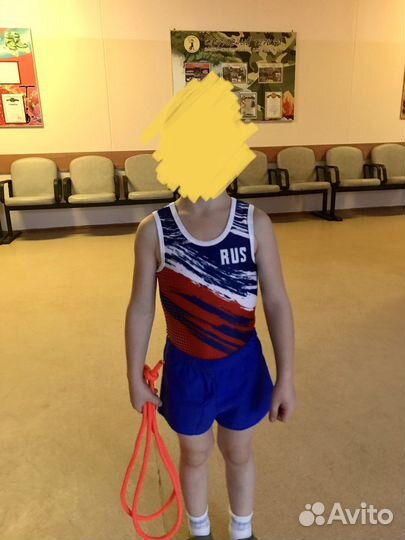 Счастливая форма для спортивной гимнастики