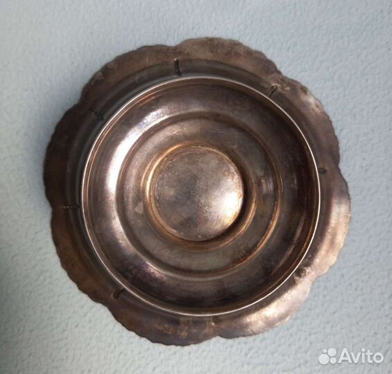 Конфетница- Орешница Серебро