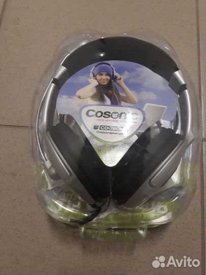 Новые наушники с микрофоном cosonic cd-780mv