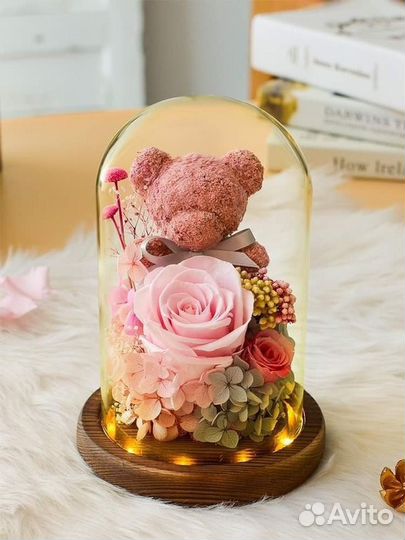 Букеты из сухоцветов в колбе