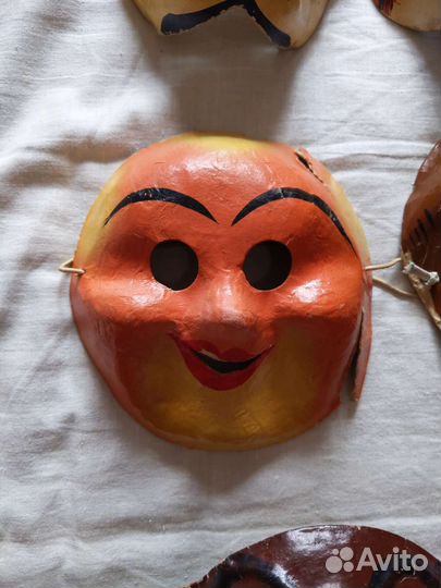 Маски новогодние карнавальные СССР