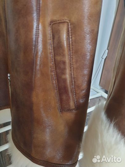 Дубленка натуральная женская 42 44