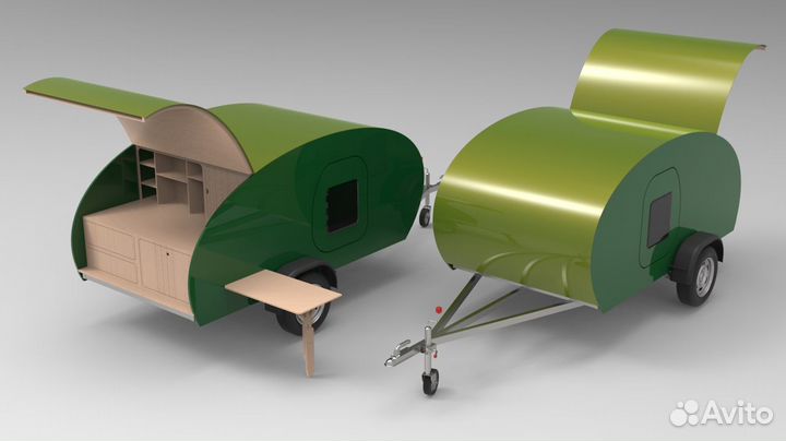 Прицеп кемпер. Чертежи для изготовления