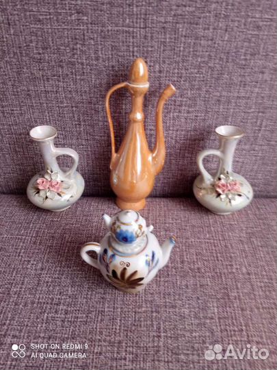 Мини вазочки кисловодский фарфор СССР