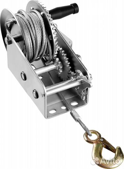 Лебедка ручная барабанная зубр Профессионал, тя