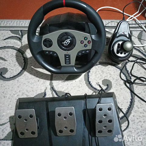 Игровой руль dexp wheelman pro gt купить в Курске | Электроника | Авито