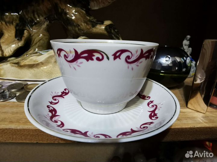 Сервиз фарфор СССР. Рижский ффз