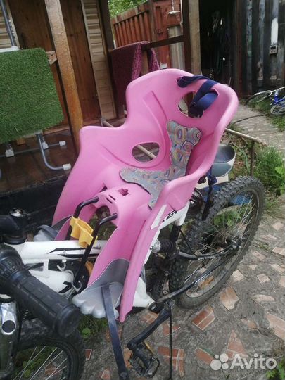 Детское велокресло переднее бу