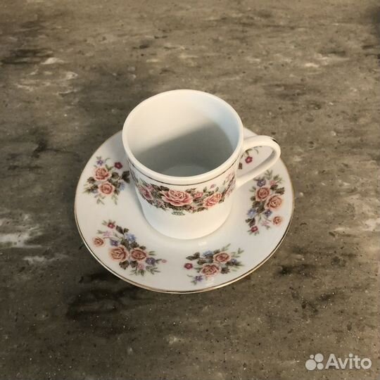 Кофейная пара фарфор СССР