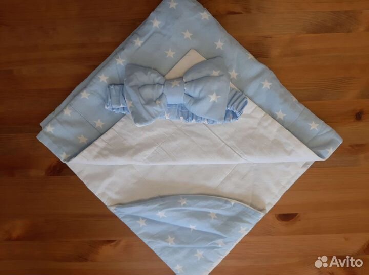 Конверт на выписку осень/весна и 3 пледа