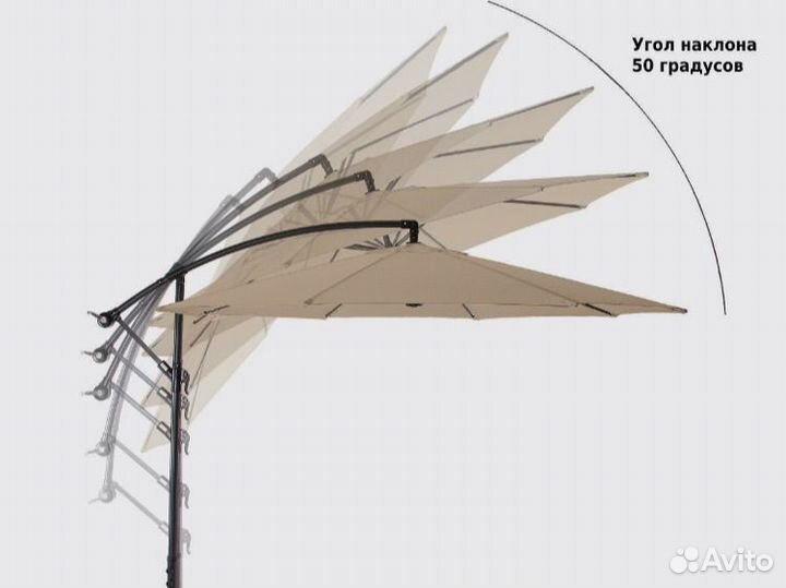 Зонт от солнце для кафе, пляжа и бассейна