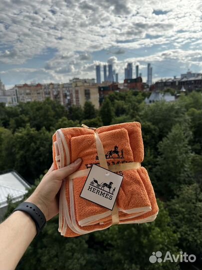 Набор фирменных полотенц Hermes