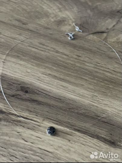 Подвеска бегунок серебро