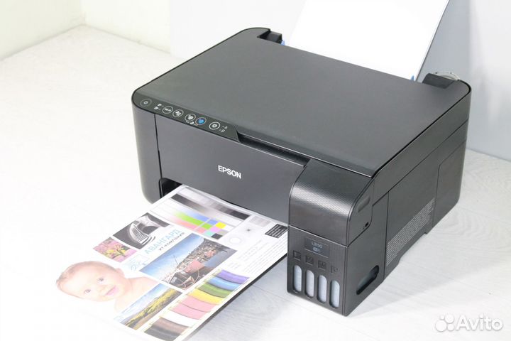 Мфу с Wi-Fi, снпч Epson L3150 (заправлен)