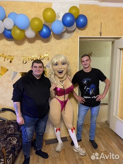 Шуточный стриптиз, поздравление,аниматор Рева