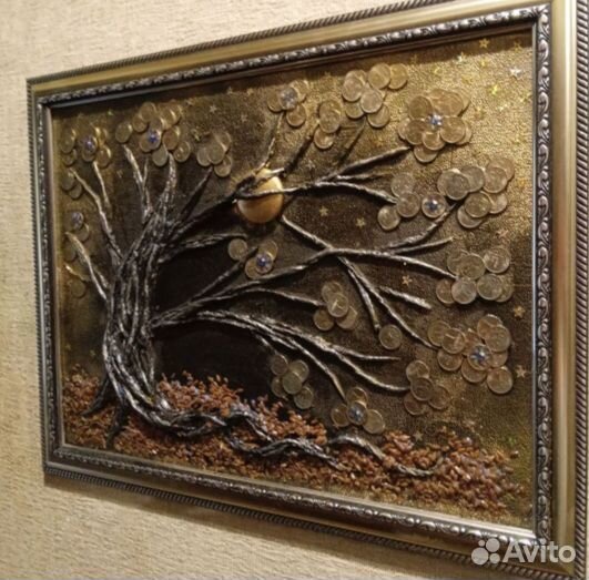 Панно,Денежное дерево,Картина,подарок