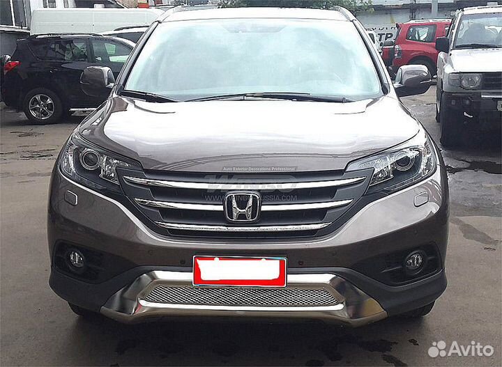 Декоративные накладки на бампер Honda CRV 2012