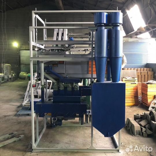 Крупорушка для переработки в крупу пшеницы, ячменя