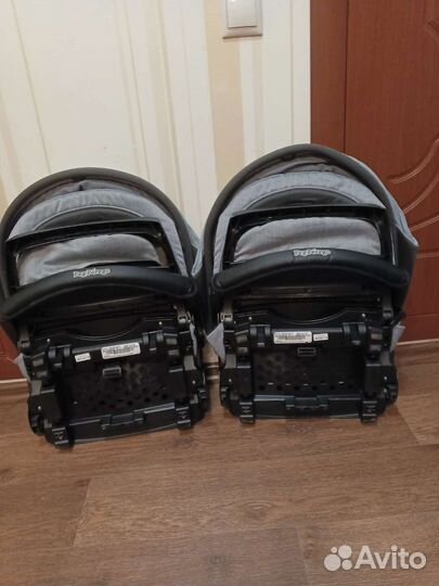 Коляска для двойни peg perego