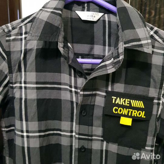 Рубашка на мальчика 128 разм