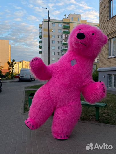 Аэрокостюм Розового Медведя 2,6 метра
