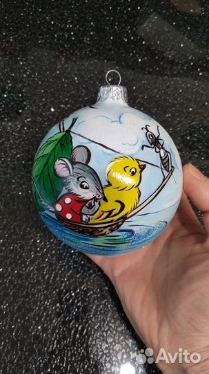 Ёлочные игрушки,ручная роспись