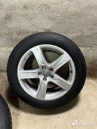 Колеса в сборе на Ауди R18 зима