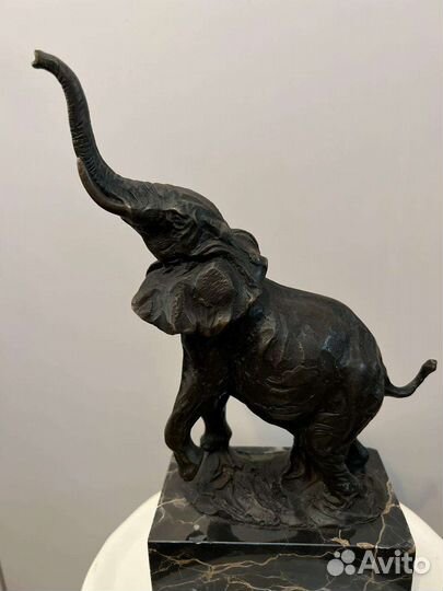 Статуэтка Слон. Бронза. Европа