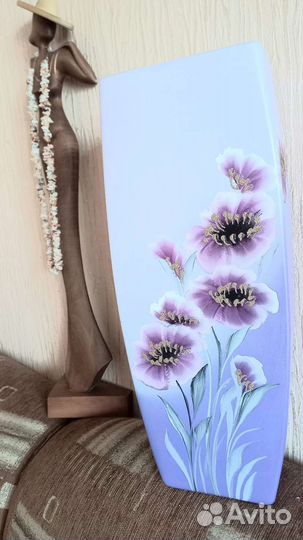 Ваза для цветов стекло