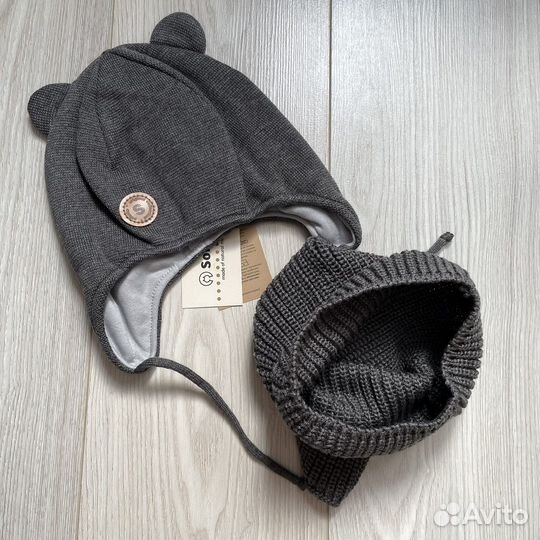 Шапка+снуд новые Sokoke