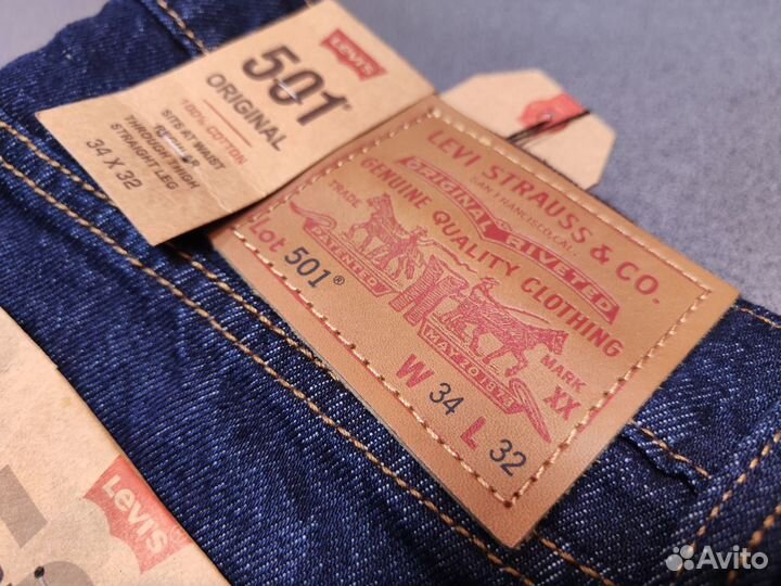 Джинсы Levis 501 34/32