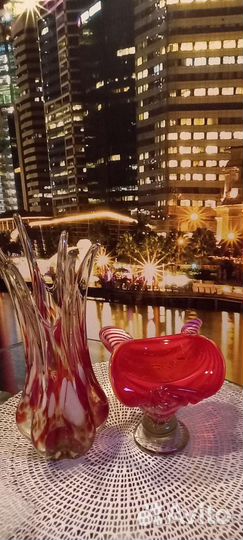 Ваза,конфетница фабрики Красный май,времен СССР