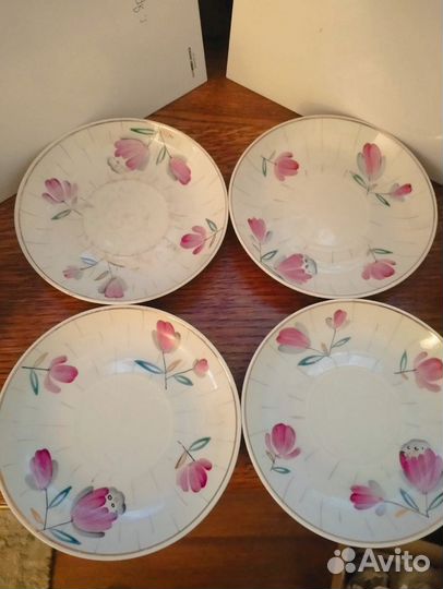 Чайные пары, молочник Тюльпаны Песочное