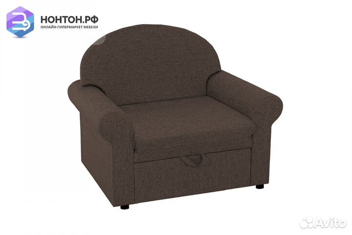 Кресло выкатное Новь-1 коричневое