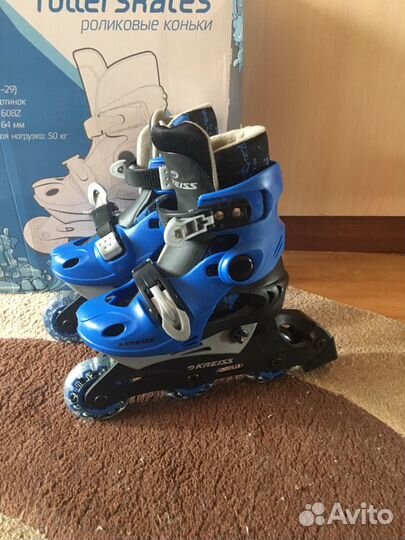 Роликовые коньки размер 26-29