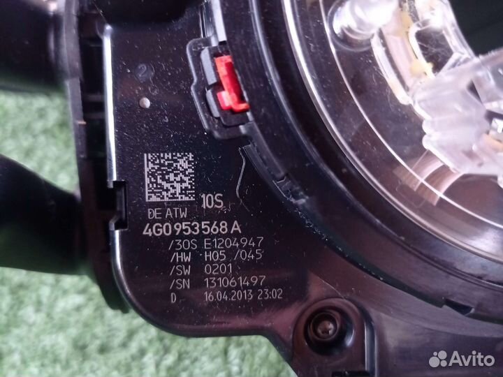 Подрулевой переключатель с круизом ауди а6с7