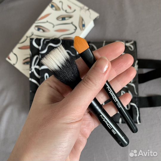 Кисти Mac набор, помада Kiko milano