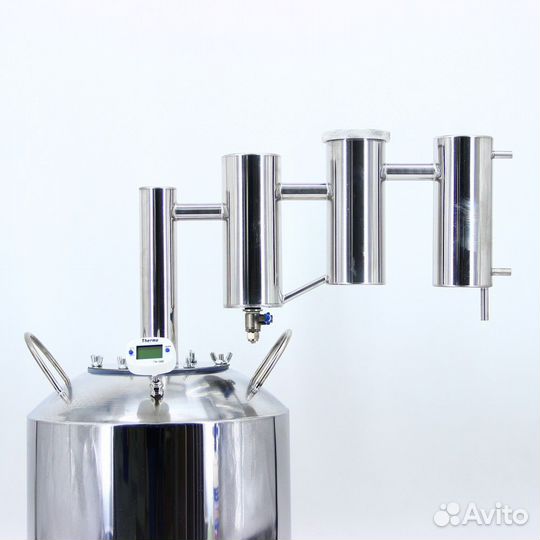 Самогонный аппарат Северный 15л, два сухопарника