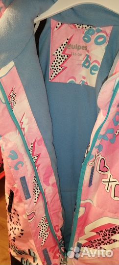 Зимний комбинезон для девочки 116