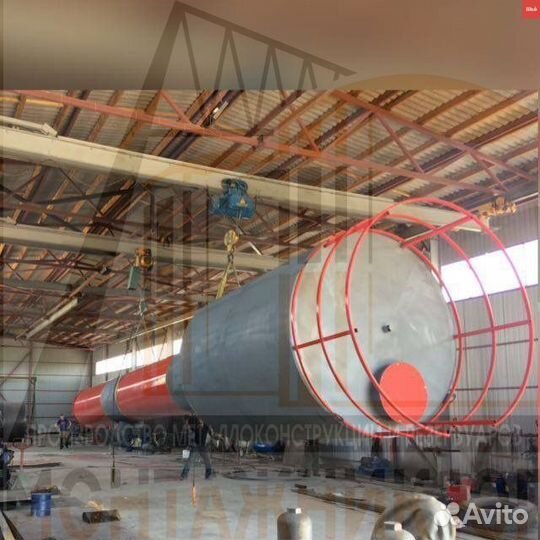 Резервуар Горизонтальный Стальной на заказ 100/40