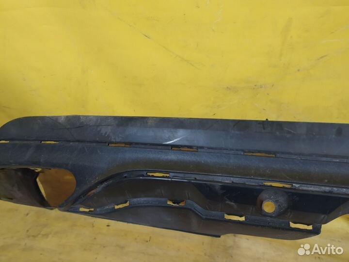 Спойлер юбка заднего бампера Mercedes Benz X166