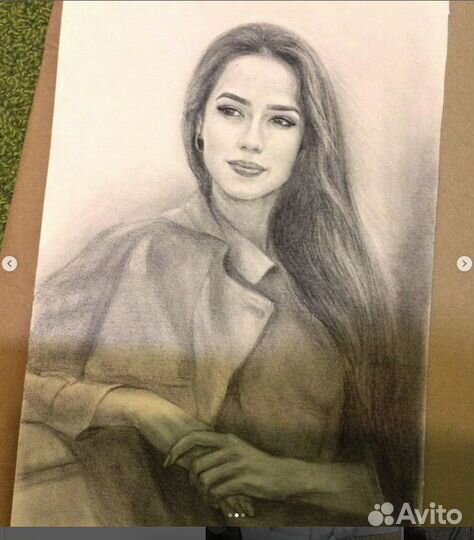 Портрет по фото (любая техника) А4 А3