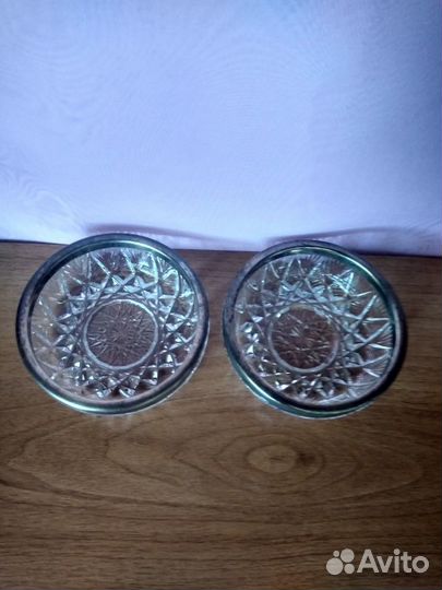 Хрустальные вазы-конфетницы СССР