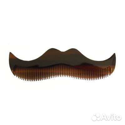 Янтарный гребень в форме усов Morgans