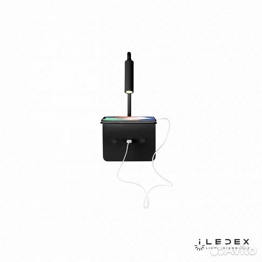 Бра с полкой iLedex Support 7031C BK