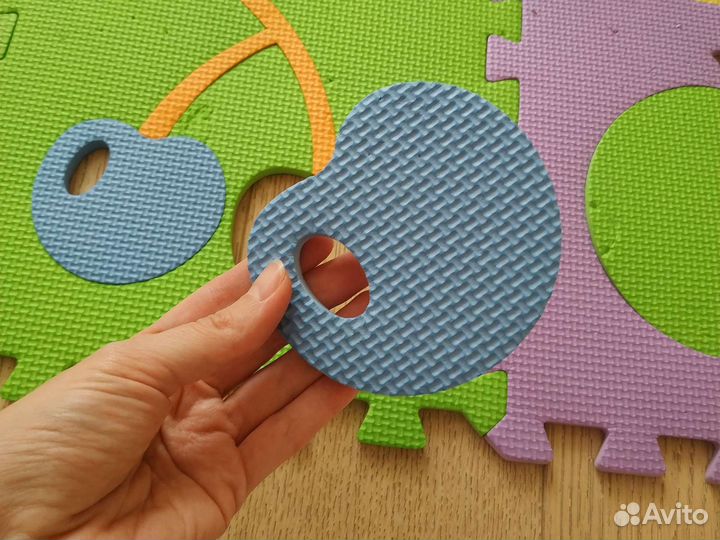 Детский коврик пазлы пазл 30*30см 9 пазлов