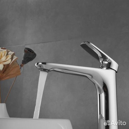 Смеситель для раковины Shevanik S8511, хром