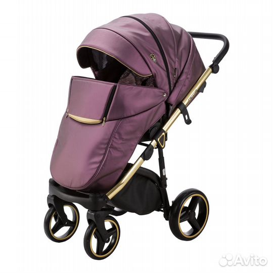 Adamex Cortina 100 эко кожа CT335 сиреневая+золот