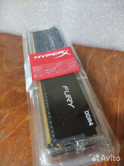 Оперативная память DDR4 16Gb 3200 MHz HyperX fury