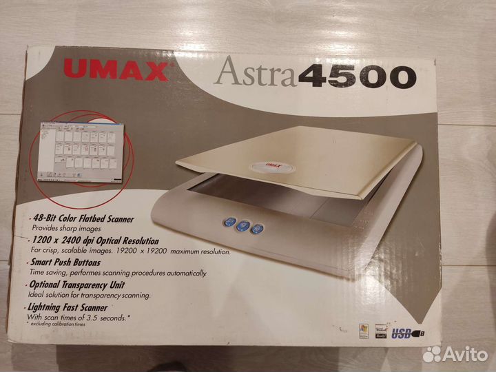 Сканер umax Astra 4500